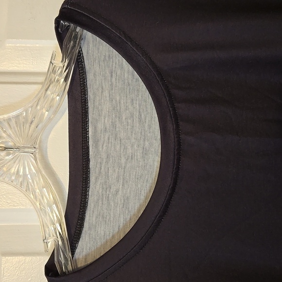 Ombre, Short Sleeve Tee, Black, Blue, 5XL, Machine Wash, 100% Polyester, Soft - Picture 5 of 10